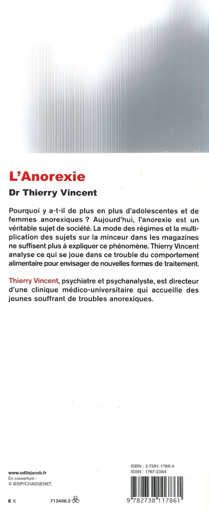 L'anorexie verso